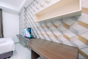 good deal and homey studio azalea suites apartment cikarang