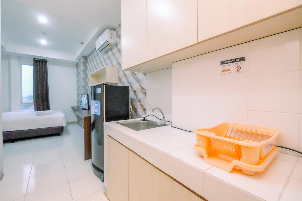 good deal and homey studio azalea suites apartment cikarang