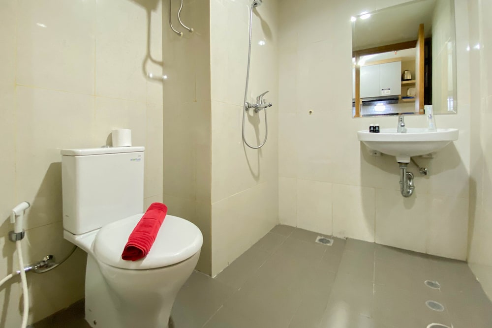 homey and well furnished studio gateway park lrt city bekasi apartment