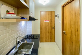 homey and well furnished studio gateway park lrt city bekasi apartment