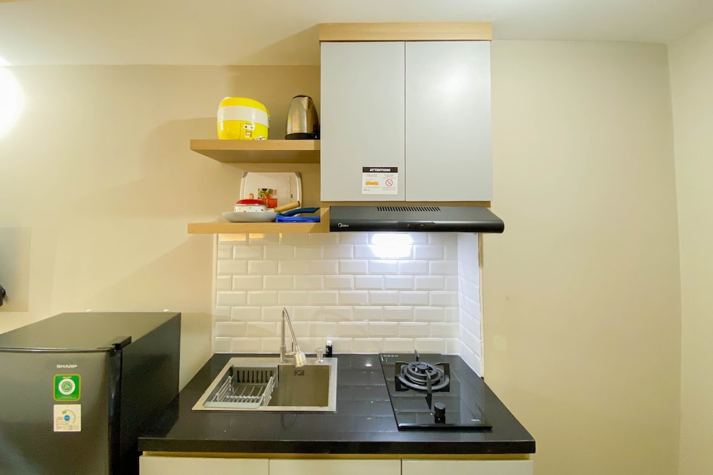 homey and well furnished studio gateway park lrt city bekasi apartment