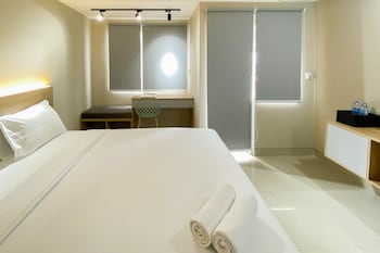 homey and well furnished studio gateway park lrt city bekasi apartment
