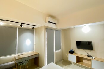 homey and well furnished studio gateway park lrt city bekasi apartment