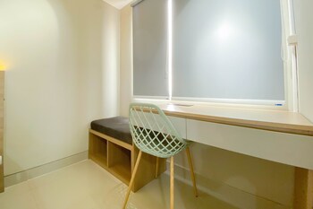 homey and well furnished studio gateway park lrt city bekasi apartment