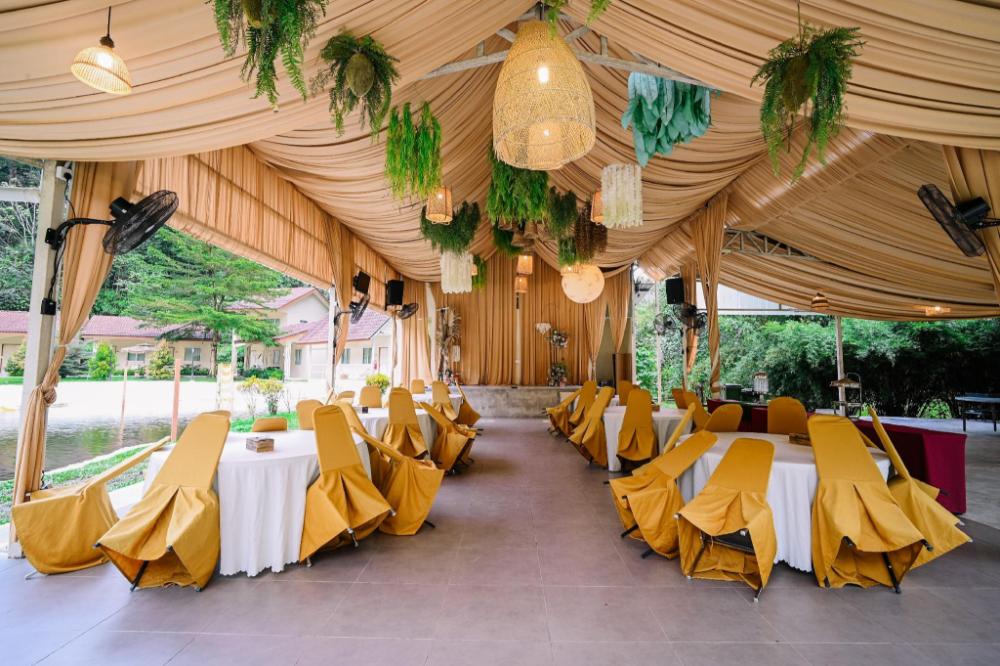 lilla rainforest retreats by swing and pillows