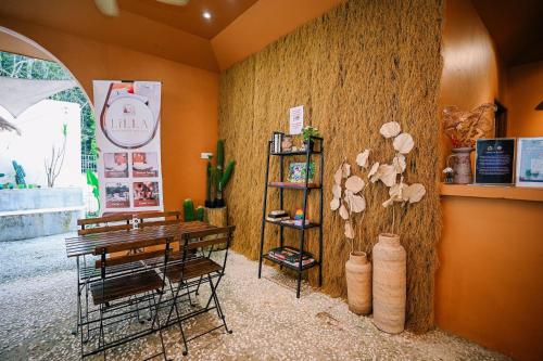 lilla rainforest retreats by swing and pillows