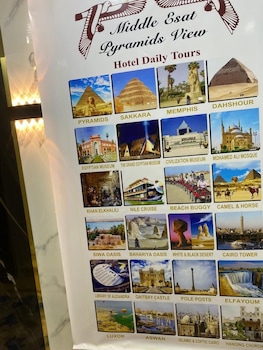 middle east pyramids view