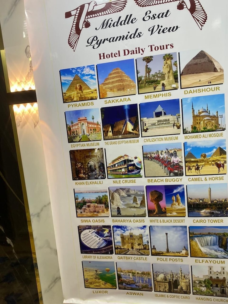 middle east pyramids view
