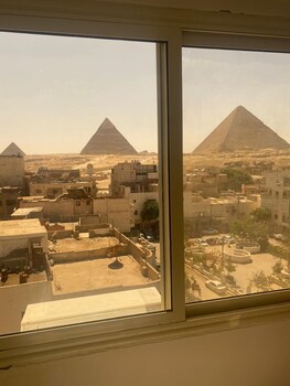 middle east pyramids view