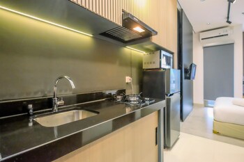 minimalist and comfy studio ciputra world 2 apartment