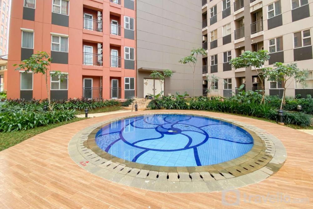 minimalist studio transpark juanda bekasi timur apartment