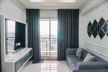 modern and comfy 1br at m town signature apartment