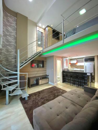 saint sebastian flat 612 com hidro ate 4 pessoas duplex no centro