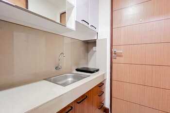 scenic studio apartment at vida view makassar