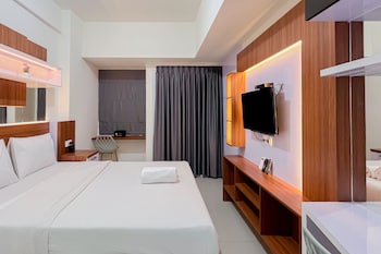 scenic studio apartment at vida view makassar