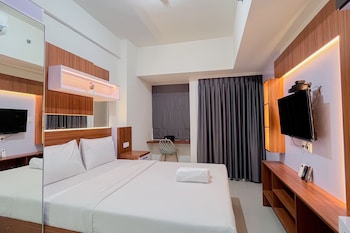scenic studio apartment at vida view makassar