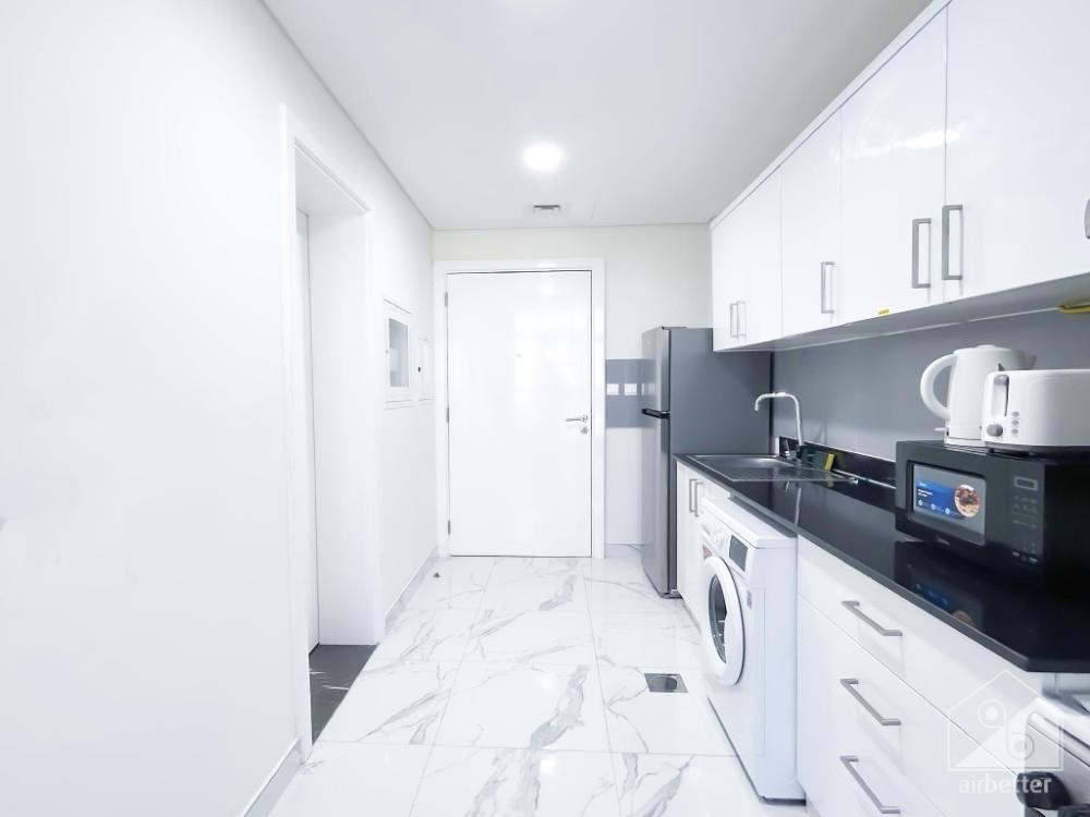 spacious studio with balcony in al majan