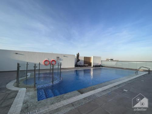 spacious studio with balcony in al majan