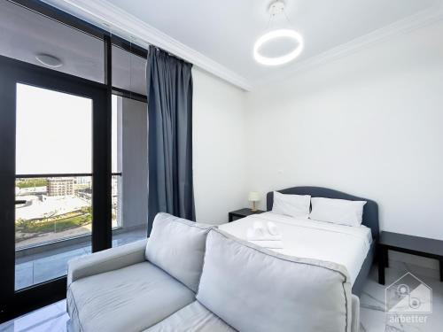 spacious studio with balcony in al majan