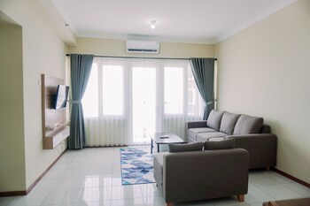 well furnished 2br grand palace kemayoran apartment