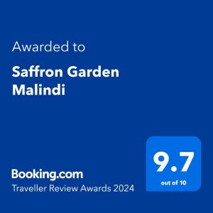 saffron garden malindi