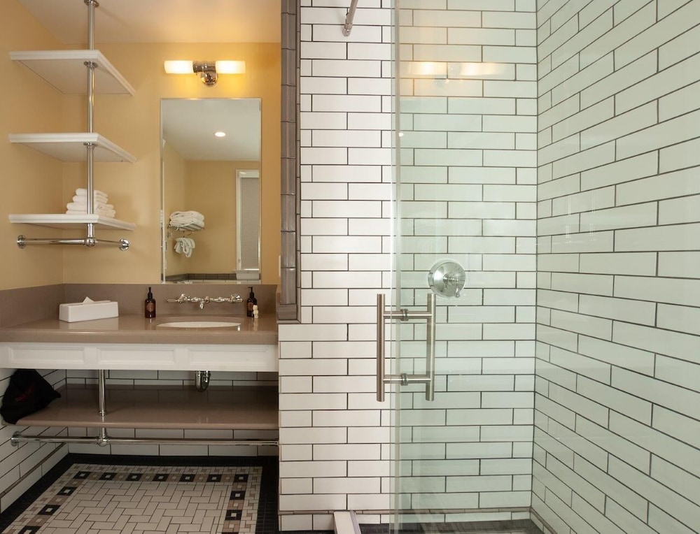 mammoth hot springs and cabins inside the park