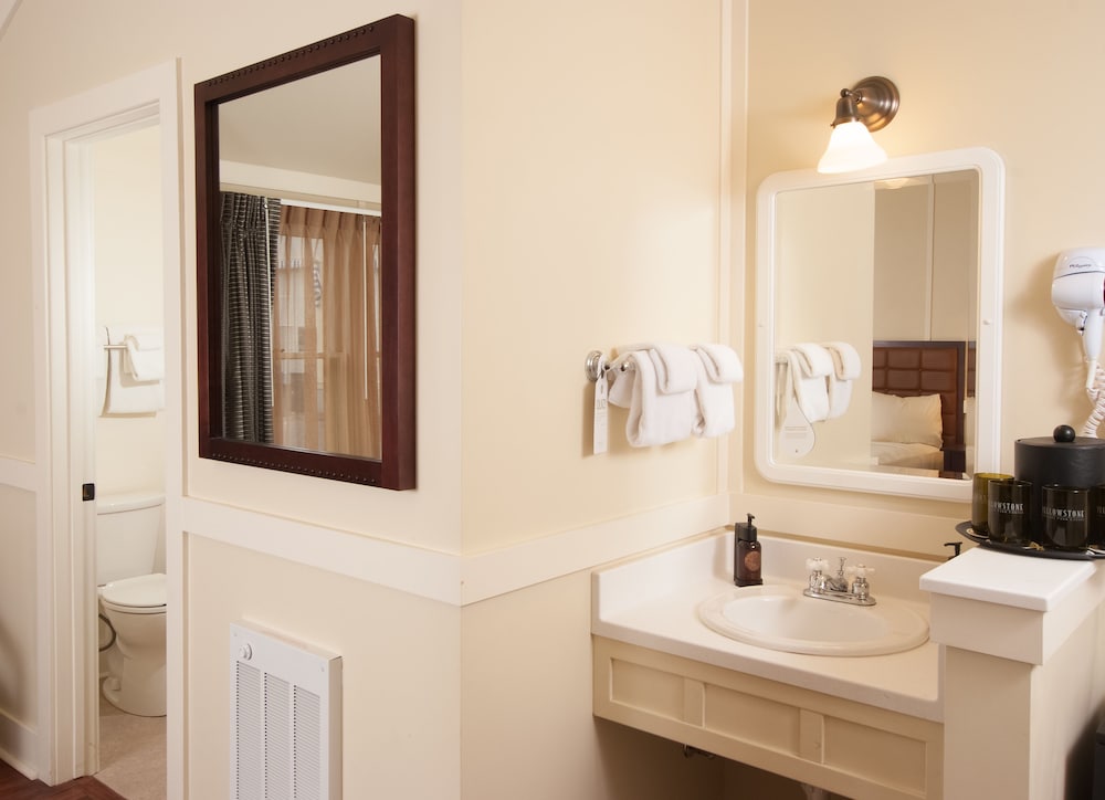 mammoth hot springs and cabins inside the park