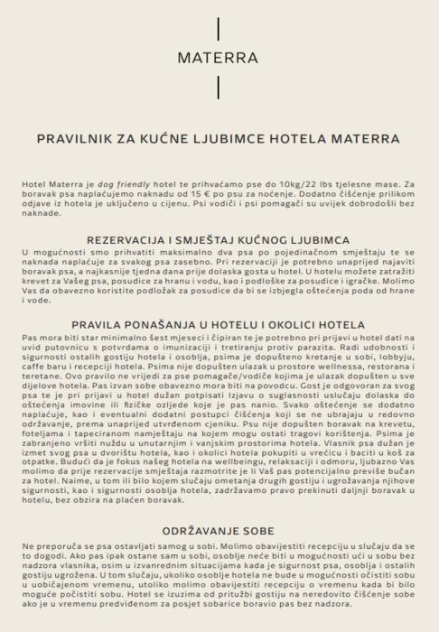 hotel materra