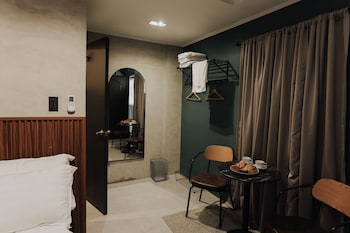 grey hotel and motel