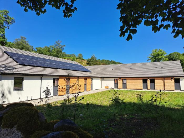 an spiris accommodation at dundreggan rewilding centre