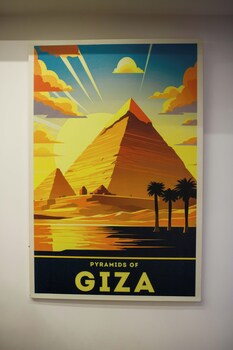 pyramids sunshine view