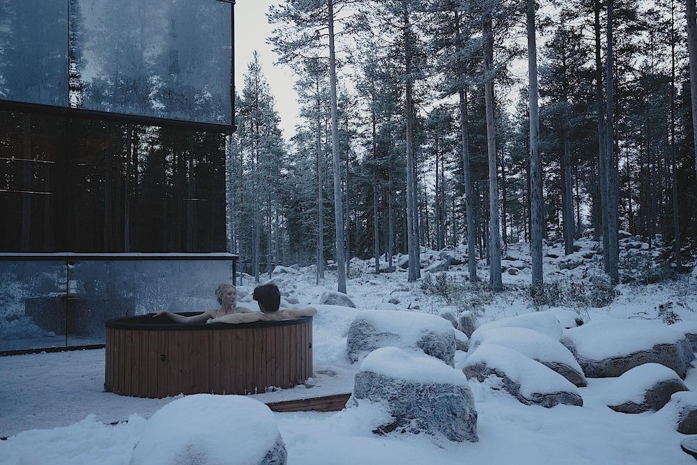 invisible forest lodge