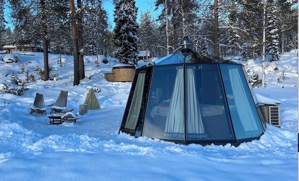 invisible forest lodge