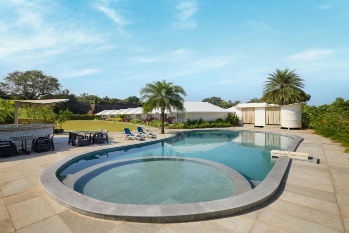 the fern seaside luxurious tent resort daman series by marriott