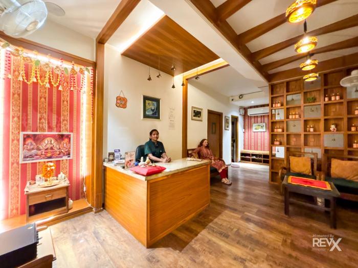 hotel green view behind pramarth niketan