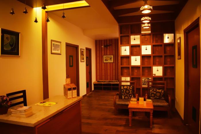 hotel green view behind pramarth niketan