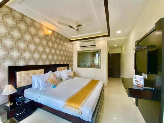 hotel green view behind pramarth niketan