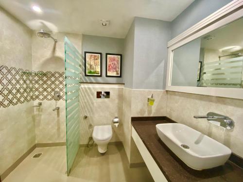 hotel green view behind pramarth niketan
