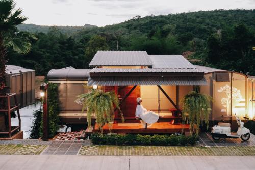 u haus train cabin resort