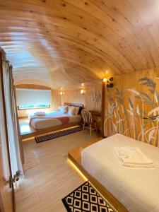 u haus train cabin resort