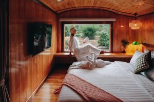 u haus train cabin resort