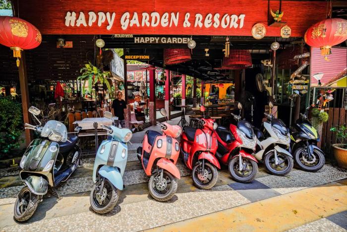 happy garden resort betong thailand