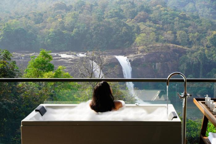 flora misty falls athirappilly