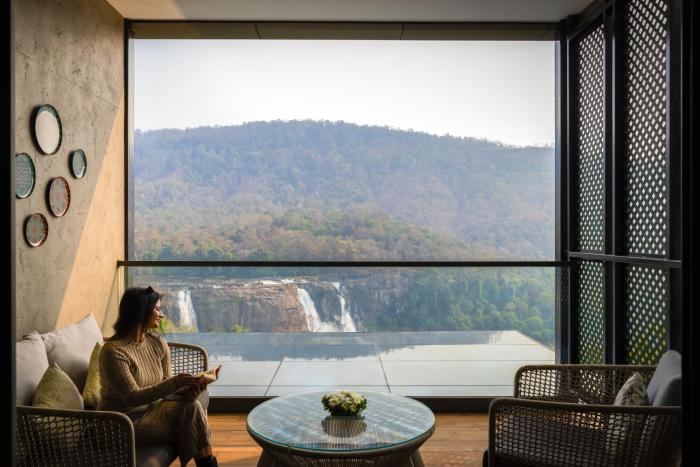 flora misty falls athirappilly