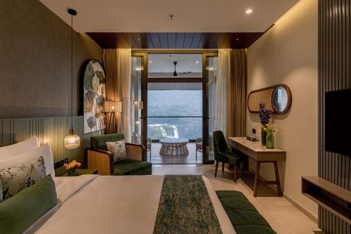 flora misty falls athirappilly