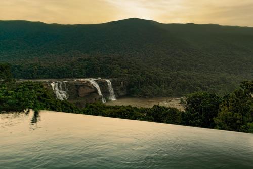 flora misty falls athirappilly