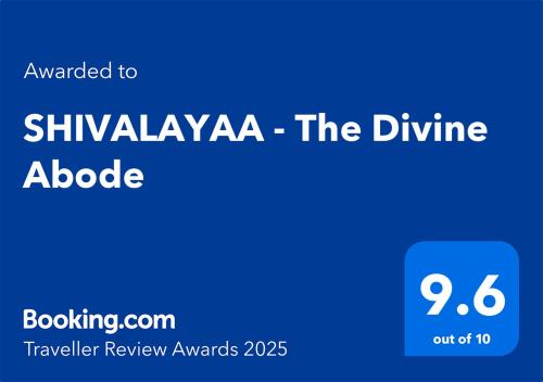 Shivalayaa - The Divine Abode,,4 star