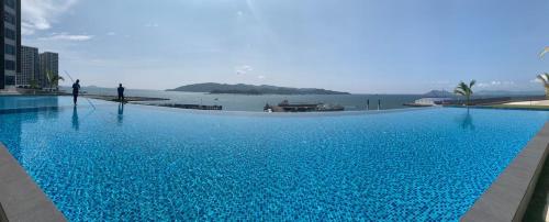 tf sunset ocean view homestay jesselton quay