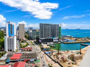 tf sunset ocean view homestay jesselton quay