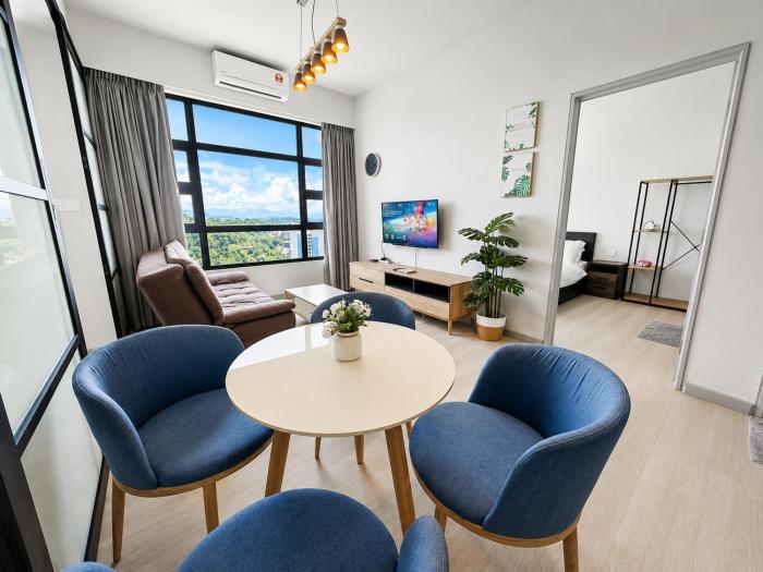 tf sunset ocean view homestay jesselton quay